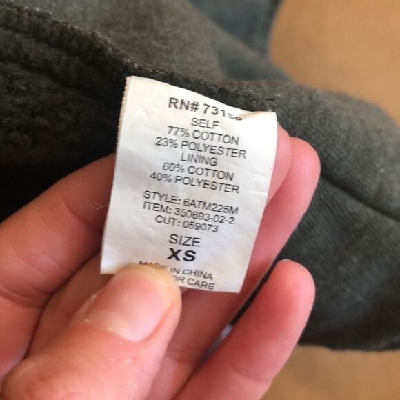 ATHLETA Army green zip up jacket - Picture 4 of 7